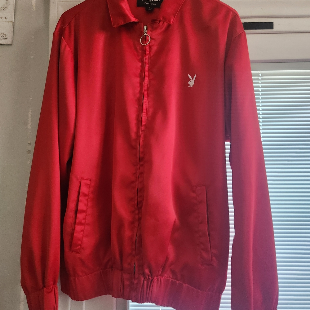 Playboy Red Men's Jacket-By PACSUN